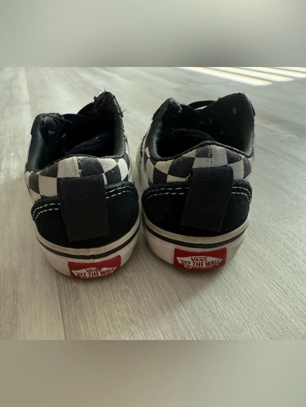 Infant size 4 vans checkered print